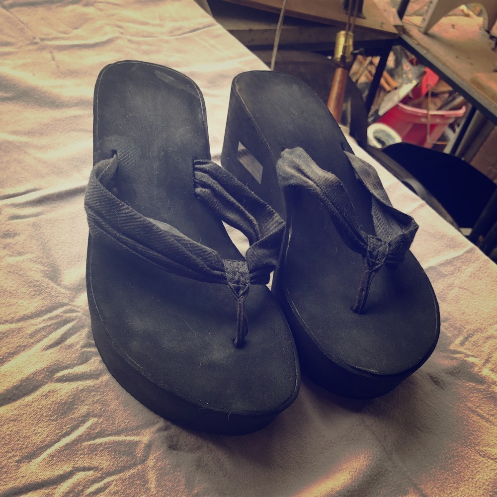 Platform sandals from Victoria secrets